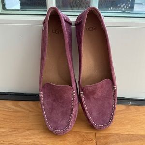 UGG Milana Lavender Purple Suede Flats Loafers Women’s 9 Never Worn